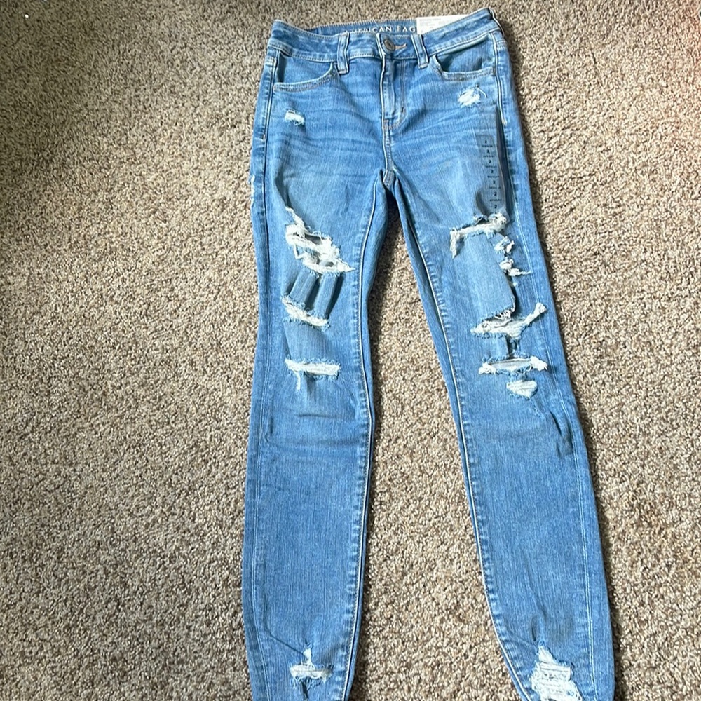 AE High Rise Stretchy Jegging